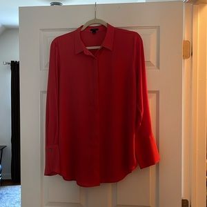Ann Taylor coral blouse.